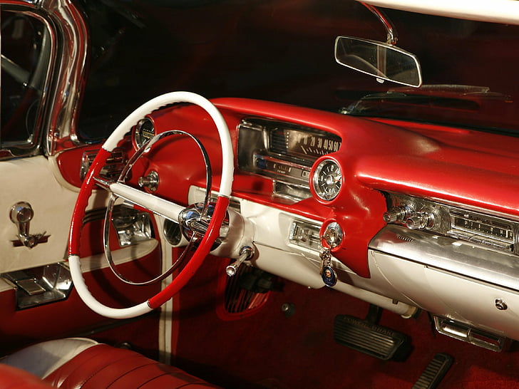 1959, cadillac, convertible, interior, luxury, retro, sixty