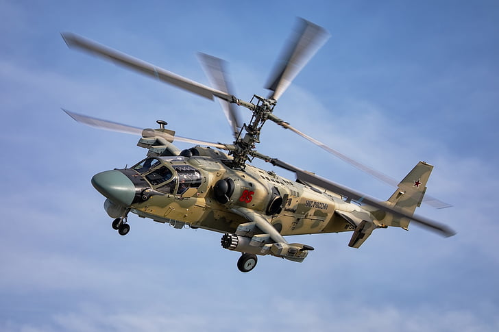 Military Helicopters, Kamov Ka-52 Alligator, Aircraft, Attack Helicopter