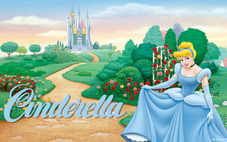 Princess Cinderella White Beauty Cinderella Castle Cartoons Images For Desktop Wallpaper 2560×1600