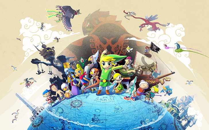 The Legend of Zelda: Wind Waker, video games, Link, windwaker, HD wallpaper