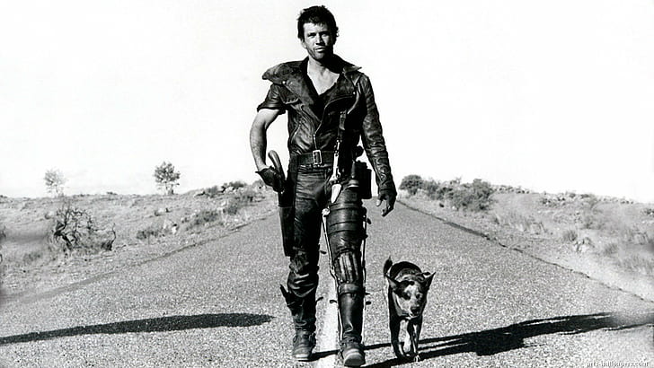 mad max mel gibson 1980s, one person, portrait, young adult, HD wallpaper