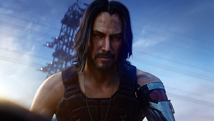 Cyberpunk 2077, Keanu Reeves, video game characters, video games, HD wallpaper