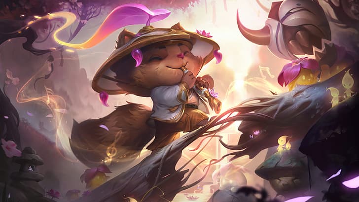 spirit blossom, Teemo, Teemo League of Legends, Riot Games