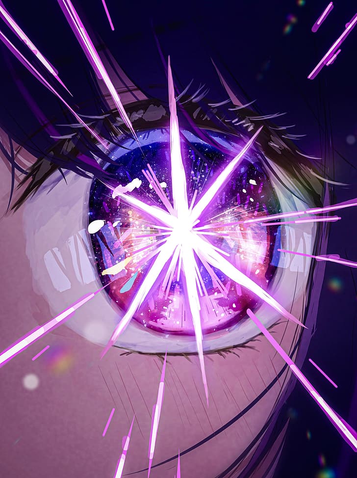anime, anime girls, Oshi no Ko, purple eyes, HD wallpaper