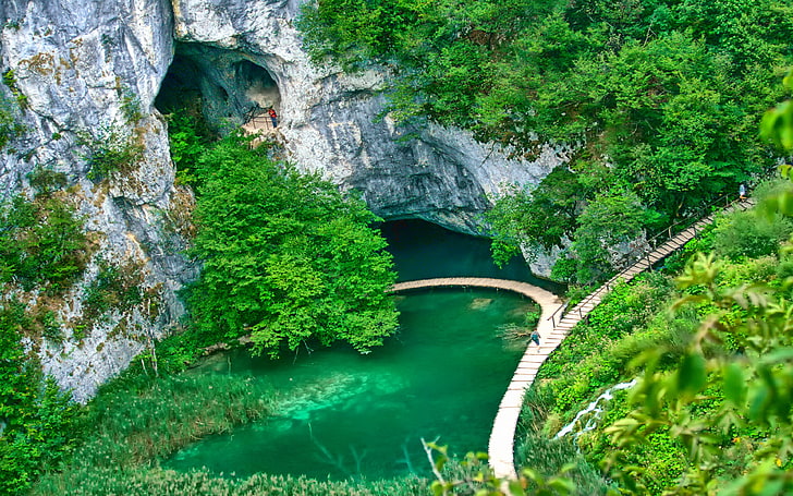 Plitvice Lakes National Park (croatia) Wonderful Photo Hd Wallpaper 3840×2400, HD wallpaper