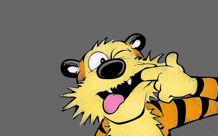 HD wallpaper: Funny Hobbes, cartoon, character | Wallpaper Flare