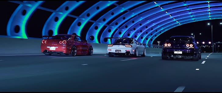 HD wallpaper: city lights, night, car, Nissan Skyline GT-R R34, Nissan Skyline  GT-R R33 | Wallpaper Flare