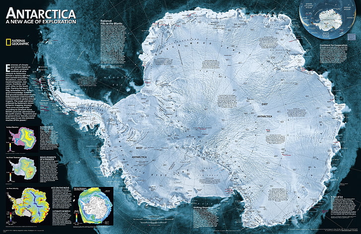 antartica map illustration, style, Antarctica, map of Antarctica, HD wallpaper