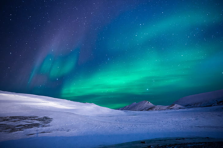 lights, borealis, polar, northen, aurora, HD wallpaper
