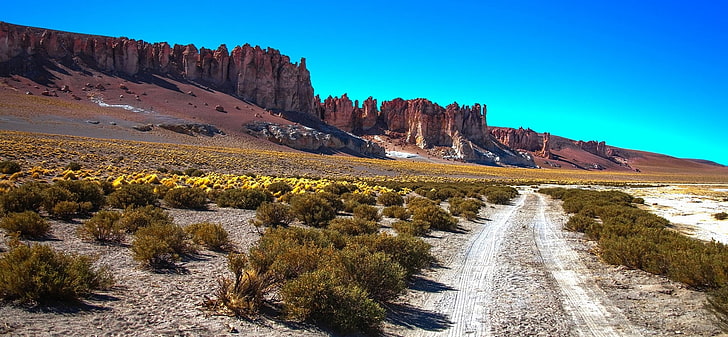 brown and black concrete house, nature, landscape, Atacama Desert, HD wallpaper