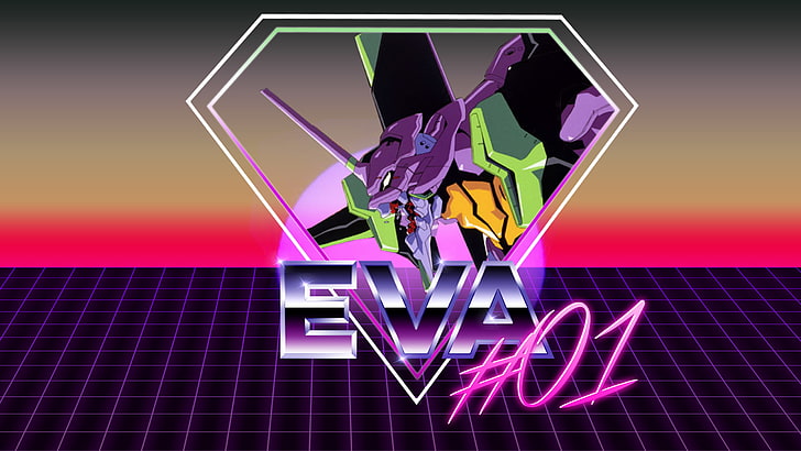 Neon Genesis Evangelion, EVA Unit 01, no people, studio shot, HD wallpaper