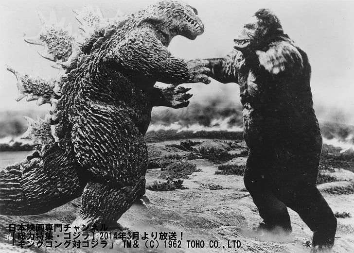 HD wallpaper: Godzilla, King Kong Vs. Godzilla | Wallpaper Flare