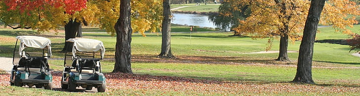 multiple display, golf course