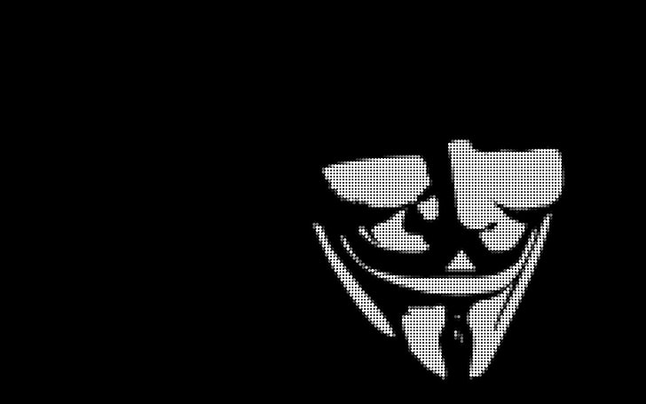 Guy Fawkes, mask, Anonymous, copy space, no people, indoors, HD wallpaper
