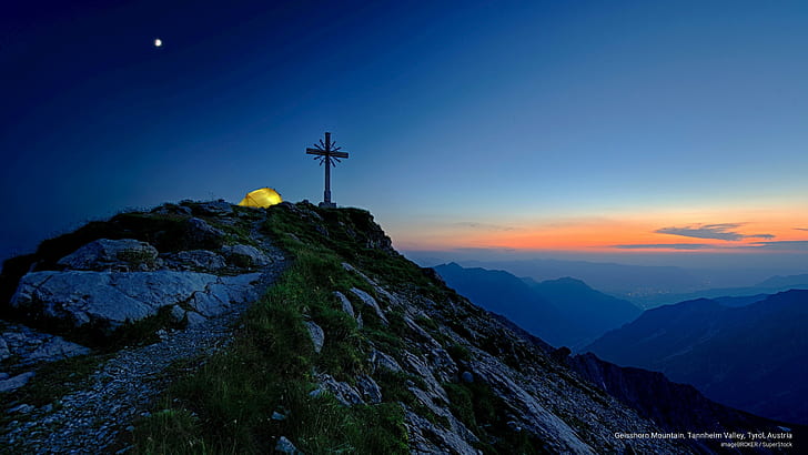 Geisshorn Mountain, Tannheim Valley, Tyrol, Austria, Nature, HD wallpaper