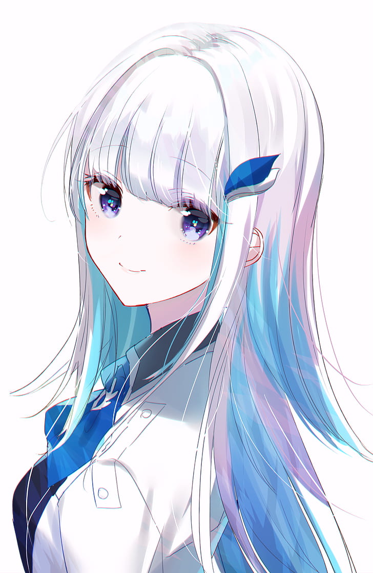 Cute Anime Girl Portrait