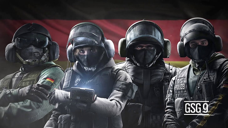 Counter Strike Go game poster, Rainbow Six: Siege, Tom Clancy's