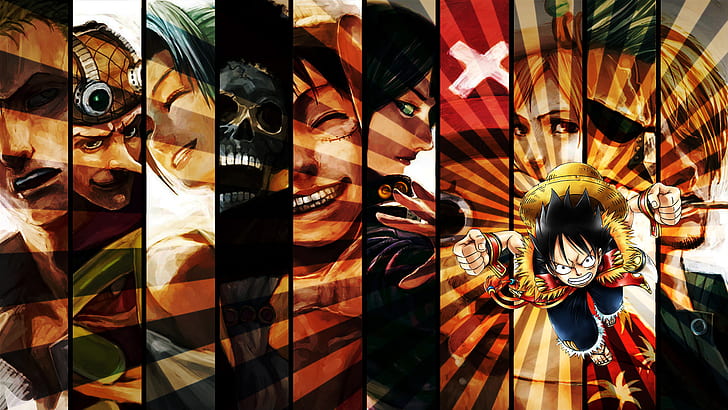 anime, One Piece, art and craft, representation, human representation, HD wallpaper