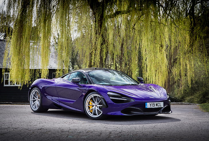 McLaren, McLaren 720S, Car, Purple Car, Sport Car, Supercar, HD wallpaper