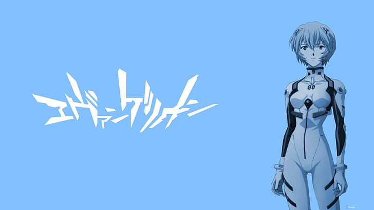Ayanami Rei, Neon Genesis Evangelion, mecha fight, mecha girls, HD wallpaper