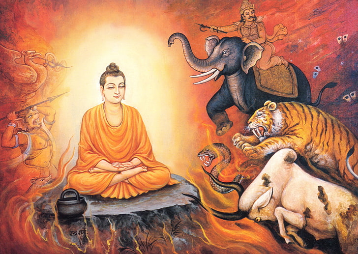 Buddha, Enlightenment, art and craft, representation, belief, HD wallpaper
