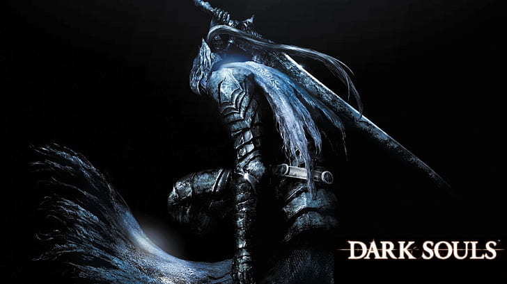 Dark Souls Black HD, video games, HD wallpaper