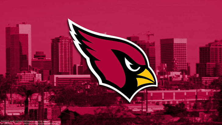 Football, Arizona Cardinals, Emblem, Logo, NFL, HD wallpaper