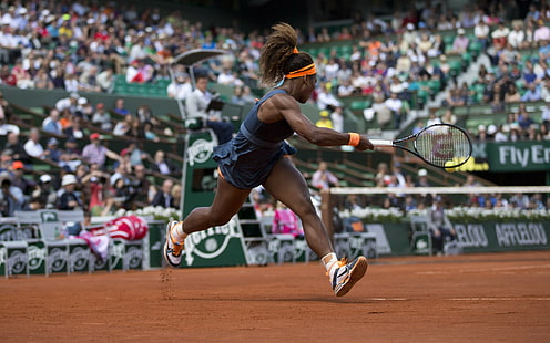 HD wallpaper: Maria Sharapova 2014, Roland Garros 2014, Paris, France, tennis semi-final victory ...
