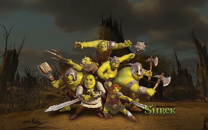 Shrek Forever After, shrek movie, cartoons, 1920x1200, HD wallpaper