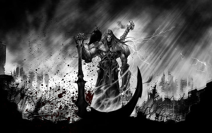 dark siders, Four Horsemen of the Apocalypse, death, video games, HD wallpaper