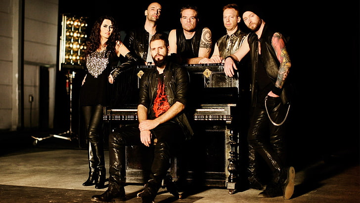 within temptation, group of people, night, adult, men, women