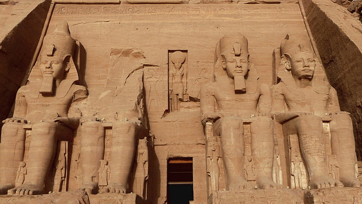 Luxor, Egypt, architecture, human representation, built structure, HD wallpaper