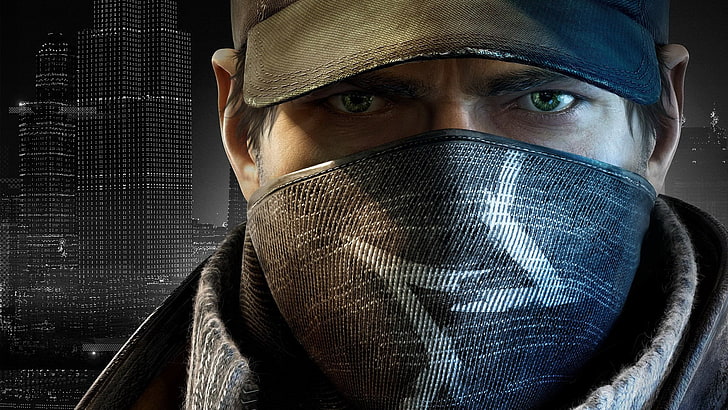 Tom Cruise movie poster, Watch_Dogs, video games, Aiden Pearce, HD wallpaper