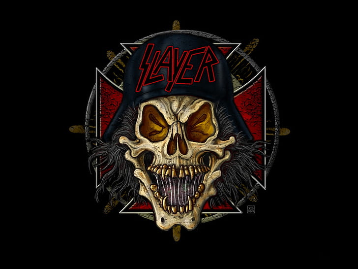 HD wallpaper: Band Heavy Slayer Entertainment Music HD Art, logo, metal,  skull | Wallpaper Flare