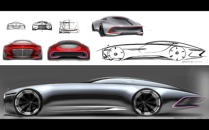 2016 Vision Mercedes-Maybach 6 Concept Wallpaper 1.., car, motor vehicle, HD wallpaper