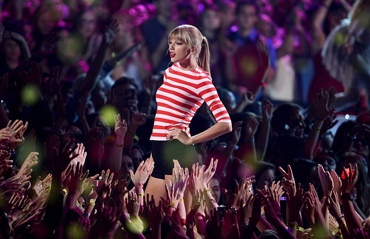 Taylor Swift, Waldo, concerts, singer, women, celebrity, singing, HD wallpaper
