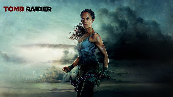 Tomb Raider 2018, Alicia Vikander, Lara Croft, adult, young adult, HD wallpaper