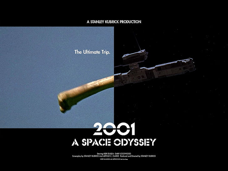 2001, futuristic, mystery, odyssey, sci-fi, space, spaceship, HD wallpaper