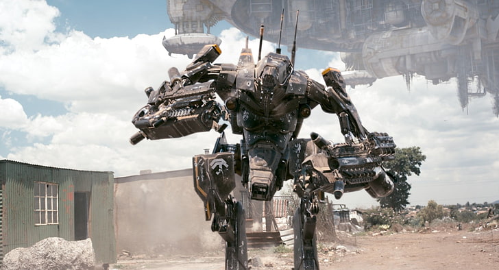 Mechsuit from District 9, Movie, District Nine, day, military, HD wallpaper