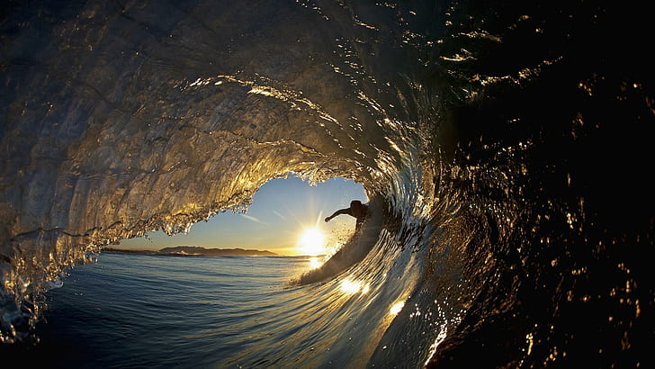 Breaking Wave, Santa Barbara, California, body of water photo, HD wallpaper
