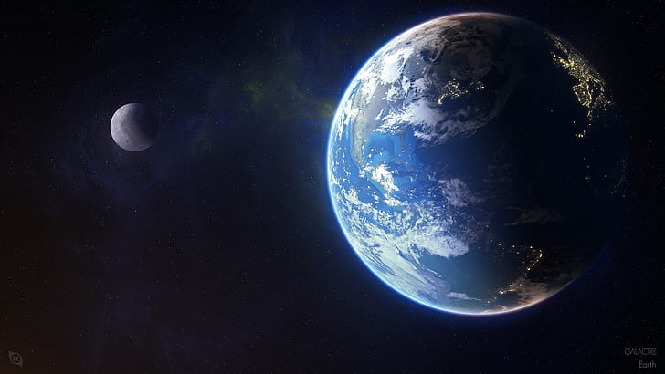 from space 4k desktop picture, planet - space, planet earth, HD wallpaper