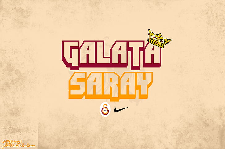 Soccer, Galatasaray S.K., Emblem, Logo, Nike, HD wallpaper