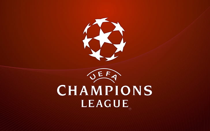Red UEFA Champions League Logo, brand and logo, HD wallpaper