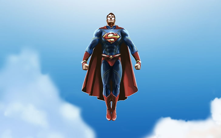 HD wallpaper: superman theme background images, human representation, sky |  Wallpaper Flare