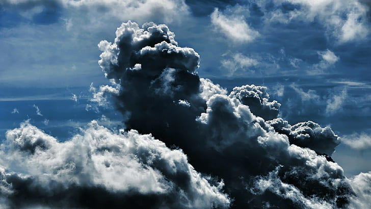 digital art, sky, storm