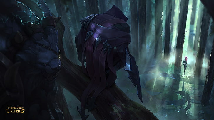 katarina (league of legends)  Talon (League of Legends)  Rengar  Summoners Rift  video games  League of Legends  forest