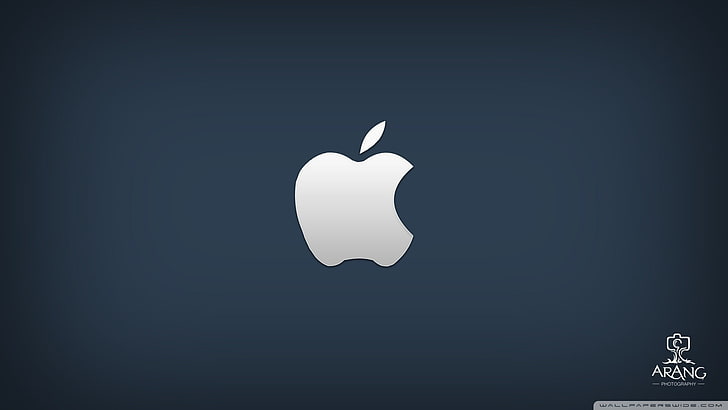 Apple logo, Apple Inc., indoors, copy space, no people, design, HD wallpaper