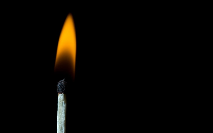 lighted matchstick, ood, fire, sulfur, fire - Natural Phenomenon, HD wallpaper