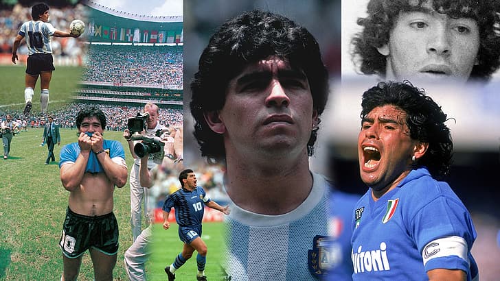 Maradona, Diego Maradona, Argentina, Boca Juniors, Napoli, HD wallpaper