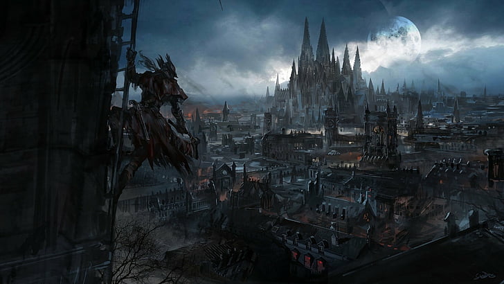 Video Game, Bloodborne, City, Fantasy